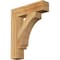 Ekena Millwork Imperial Block Rough Sawn Bracket, Western Red Cedar, 4"W x 18"D x 22"H BKT04X18X22IMP05RWR - alternate 1